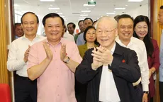 Tổng Bí thư Nguyễn Phú Trọng tiếp xúc cử tri TP Hà Nội