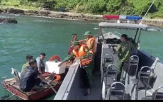 Cứu 3 ngư dân trên tàu bị đắm ở vùng biển Cô Tô, Quảng Ninh