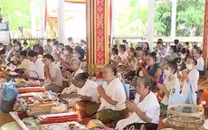 Lễ hội mãn chay tại Lào sau hơn hai năm dịch bệnh