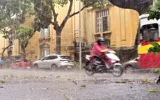 Vùng núi, trung du Bắc Bộ có nơi mưa to trên 70 mm
