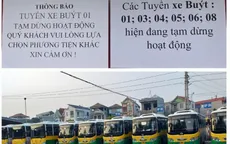 Vĩnh Phúc: Nhiều tuyến xe bus dừng hoạt động, lái xe bị nợ lương nhiều tháng