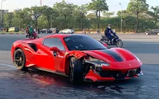 Trích xuất camera, lấy mẫu vân tay điều tra vụ siêu xe Ferrari tông chết người ở Hà Nội