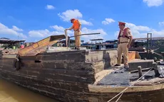 Đồng Nai: Bị CSGT truy bắt, cát tặc đánh chìm 2 ghe gỗ tẩu thoát