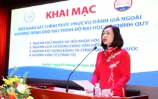 Học viện Báo chí và Tuyên truyền khai mạc đợt khảo sát đánh giá chương trình đào tạo trình độ đại học