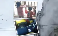 Bé gái 4 tuổi Trung Quốc dũng cảm trong vụ cháy