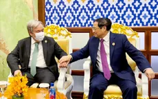 Thủ tướng gặp Tổng Thư ký LHQ: Các nước đang phát triển phải nâng cao tính tự lực tự cường