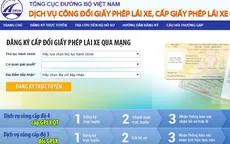 Đổi giấy phép lái xe trực tuyến từ 14/11