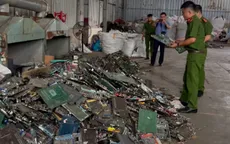 Đồng Nai: Phát hiện cơ sở tái chế hơn 100 tấn phế liệu linh kiện điện tử trái phép