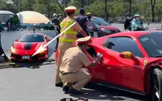 Công an thông tin về vụ ô tô Ferrari đâm xe máy làm 1 người tử vong