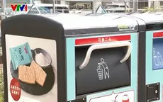 Thùng rác thông minh ở Hiroshima, Nhật Bản