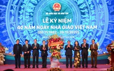 Hôm nay (20/11), kỷ niệm 40 năm ngày Nhà giáo Việt Nam