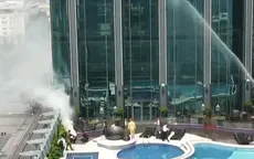 Diễn tập phòng cháy chữa cháy nhà cao tầng tại tại tòa nhà Times Square (TP Hồ Chí Minh)