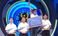 Đường lên đỉnh Olympia 23: Điềm tĩnh, tự tin, nam sinh Quảng Ninh giành giải nhất tuần