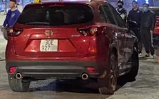 Tài xế Mazda CX-5 tông 4 người bị thương có độ cồn "kịch khung"