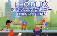 Phố đi bộ - Không gian để con người và đường phố cùng nghỉ ngơi
