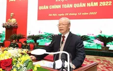 Tổng Bí thư Nguyễn Phú Trọng: Đảng bộ Quân đội phải làm gương, làm mẫu về mọi mặt trong toàn Đảng