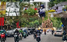 Không gian đi bộ quanh hồ Thiền Quang trang hoàng đẹp mắt trước ngày khai trương