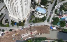 Hà Nội: Thi công kênh La Khê khiến chung cư rung lắc, nứt tường?