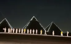 Biểu diễn thời trang cạnh các kỳ quan cổ đại