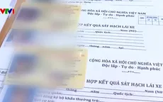 "Ngang nhiên" rao bán hàng loạt giấy phép lái xe giả