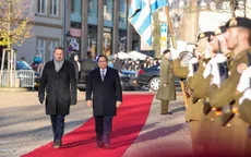 Chùm ảnh: Lễ đón chính thức Thủ tướng Phạm Minh Chính thăm Luxembourg