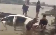 Phát hiện thi thể tài xế trong ô tô chìm đáy sông