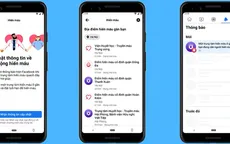 Ra mắt Tính năng Hiến máu trên Facebook tại Việt Nam