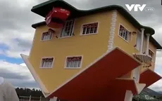 Khám phá ngôi nhà lộn ngược ở Colombia