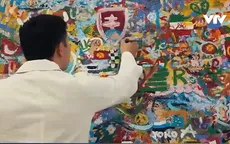 Hơn 2.000 người tham gia dự án nghệ thuật "Bức tranh thế giới"