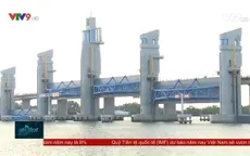 Vận hành cống Cái Lớn- Cái Bé phòng chống xâm nhập mặn