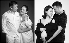 MC Thanh Vân Hugo khoe bộ ảnh bầu ngọt ngào bên ông xã