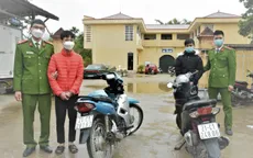 Bắt 2 đối tượng trộm cắp xe máy sau 5 giờ gây án
