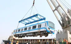 Thêm 2 đoàn tàu của tuyến Metro số 1 về đến TP Hồ Chí Minh
