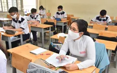 Trường học TP Hồ Chí Minh kết hợp dạy trực tiếp và online cho học sinh F0, F1