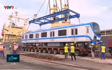 Thêm 2 đoàn tàu của tuyến metro số 1 về đến TP.HCM