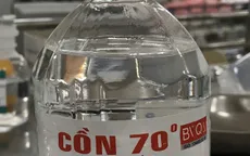 Nhầm lẫn cồn công nghiệp methanol là cồn sát khuẩn, nhiều trường hợp ngộ độc nặng