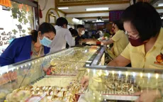 Giá vàng giảm mạnh trong phiên đầu tuần