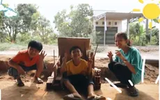 Góc sân ước mơ của 3 đứa trẻ mồ côi mẹ vì COVID-19