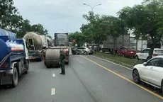 Mối nguy từ xe chở cuộn thép không chằng buộc an toàn