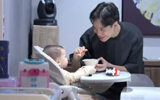 JustaTee trổ tài chăm con khi vợ vắng nhà
