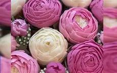 Biến những chiếc bánh kem thành bó hoa rực rỡ sắc màu