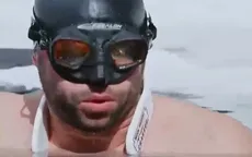 Kỷ lục bơi lặn dưới mặt nước đóng băng