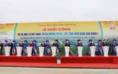 Khởi công tuyến đường kết nối Đông - Tây tỉnh Ninh Bình