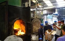 TP Hồ Chí Minh: Tiêu hủy hơn 300 kg ma túy bằng lò thiêu