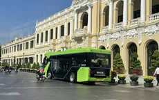 Tuyến xe bus điện đầu tiên tại TP Hồ Chí Minh sẽ hoạt động từ 9/3