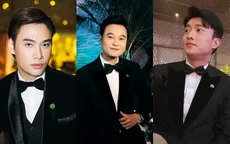 Quốc Trường, Quang Vinh, Lý Quí Khánh diện vest đen đo độ lịch lãm