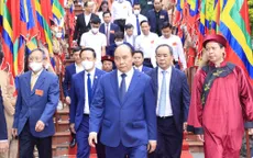 Không khí chính hội ngày giỗ Tổ Hùng Vương