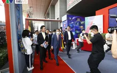 Gian trưng bày của VTV nổi bật tại Hội báo toàn quốc 2022