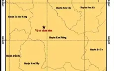 Tiếp tục thêm 2 trận động đất ở Kon Tum đêm 27/4