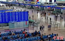 Lượng khách đi lại ở Trung Quốc giảm dịp Lễ 1/5